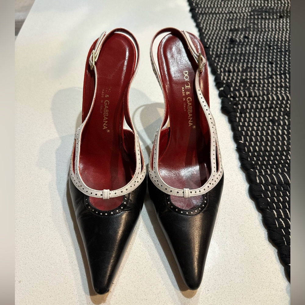 Vintage dolce & gabana slingbacks